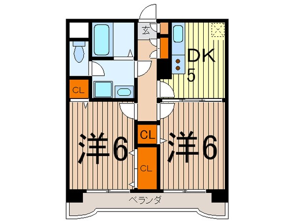 マンションカンギンの物件間取画像